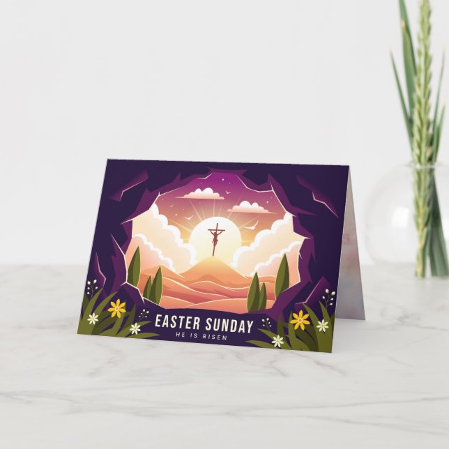 Carte Il est ressuscité (Devant)