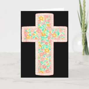 Carte Il est ressuscité fleur joyeuse pâques jour jésus