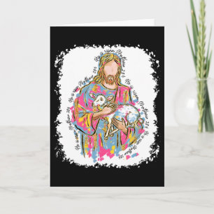 Carte Il Est Ressuscité Jésus Et Agneau Dieu Joyeuses Pâ
