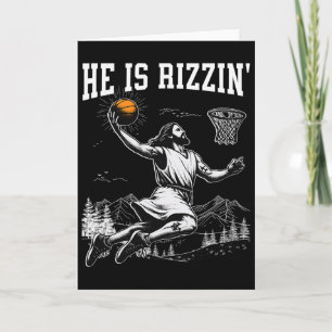 Carte Il Est Ressuscité Rizzin' Pâques Jésus Foi Chrétie
