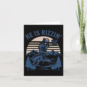 Carte Il Est Ressuscité Rizzin' Pâques Jésus Foi Chrétie
