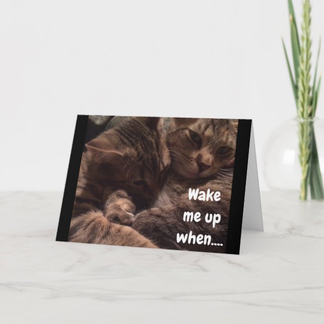 Carte IL EST TEMPS DE CÉLÉBRER *60e ANNIVERSAIRE* RÉVEIL (Devant)