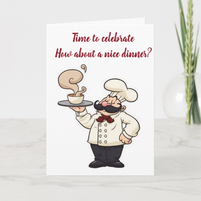 CARTE IL EST TEMPS DE "CÉLÉBRER" VOTRE **ANNIVERSAIRE** (Devant)
