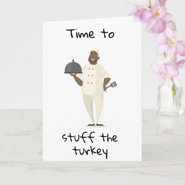 CARTE IL EST TEMPS DE "FRAPPER LA TURQUIE" ALORS VOUS-MÊ (Orchidée)