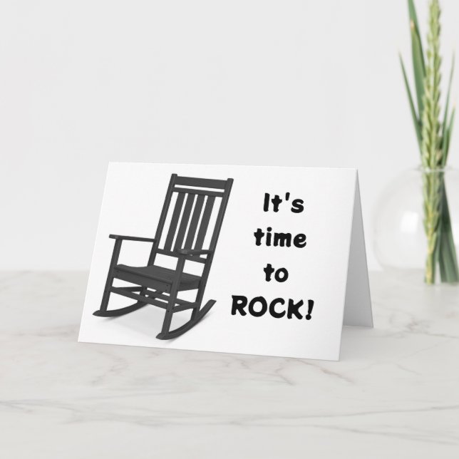 Carte **IL EST TEMPS DE ROCK SUR VOTRE 40e ANNIVERSAIRE* (Devant)