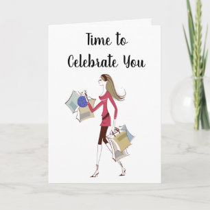 CARTE **IL EST TEMPS DE VOUS CÉLÉBRER** ANNIVERSAIRE