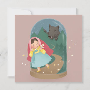 Carte Il Était Une Fois : Petit Chaperon Rouge