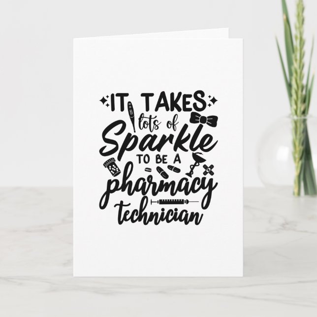 Carte Il Faut Beaucoup De Pharmaciens Sparkle Pharmacy T (Devant)