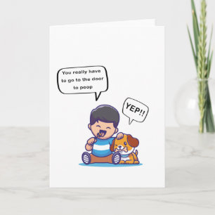 Carte Il Faut Vraiment Aller À La Porte Pour Poser