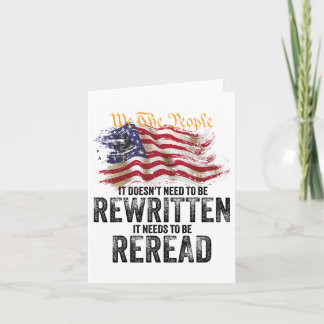 Carte Il n'est pas nécessaire d'être réécrit il doit êtr