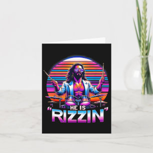 Carte Il Rizzin' Jésus A Rizzen Funny Pâques Christ