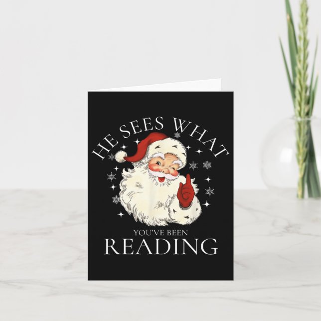 Carte Il voit ce que vous avez lu  (Devant)