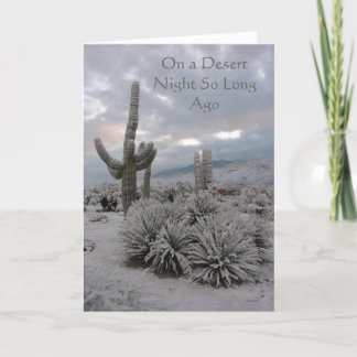 Carte Il y a si longtemps dans une nuit désertique