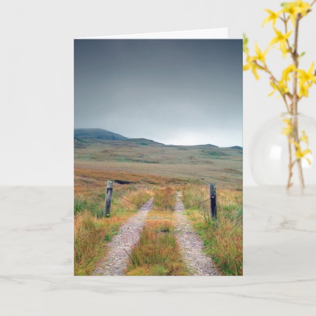 Carte Île du Jura, Ecosse (Fleur jaune)