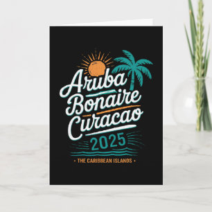 Carte Îles Abc Aruba Bonaire Curaçao Croisière Vacances 