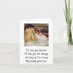 Carte I'll Love You Forever Card