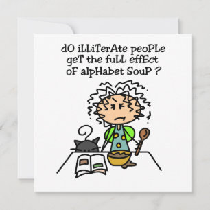 Carte Illettrer l'Humour populaire