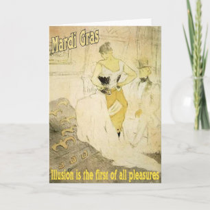 Carte Illusion de Mardi Gras