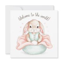 Illustration adorable d'animal de bébé Salutation 