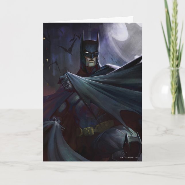 Carte Illustration de Batman sur la crise infinie (Devant)