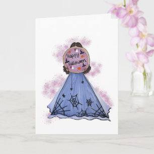 Carte Illustration de cookie Happy Halloween