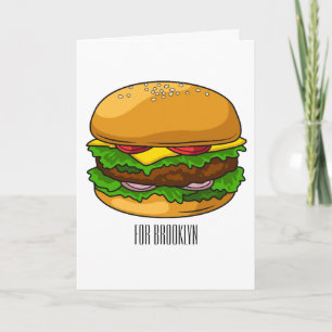 Carte Illustration de Hamburger