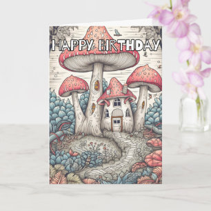 Carte Illustration de la forêt Abstraite sauvage de cham