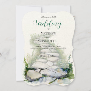 Carte Illustration de l'aquarelle Pastel Life Path