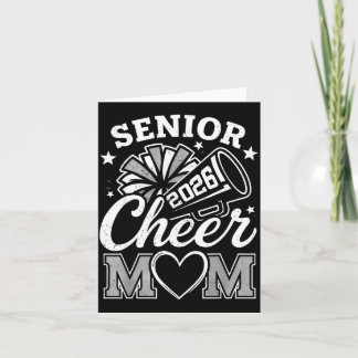 Carte Illustration de maman de cheerleader fière promoti