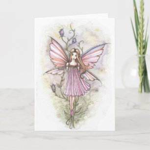 Carte Illustration de May Fairy par Molly Harrison Art