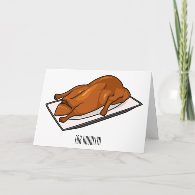 Carte Illustration de Peking duck (Devant)