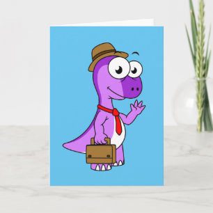 Carte Illustration D'Un Homme D'Affaires Pachycéphalosau