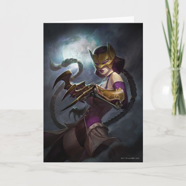 Carte Illustration d'une crise infinie, gaslight Catwoma (Devant)