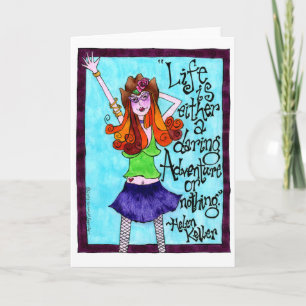 Carte Illustration inspirée de Skinny Cowgirl