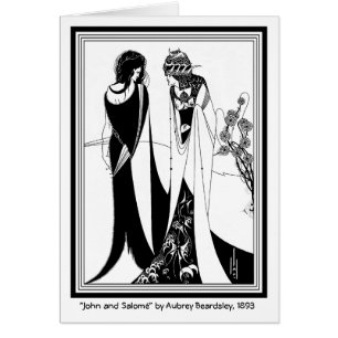Carte : Illustration par Aubrey Beardsley