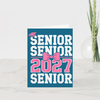 Carte Illustration Rose Coquette Classe Terminale 2027