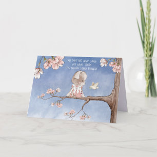 Carte Illustrations de l'aquarelle de la perte de la sym