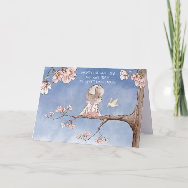 Carte Illustrations de l'aquarelle de la perte de la sym (Devant)