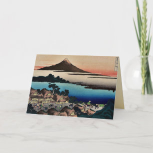 Carte Illustré pour Hokusais 36 vues du mont Fuji