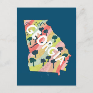 Carte illustrée de Géorgie