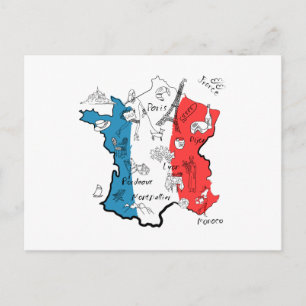 Carte illustrée France