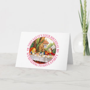 Carte Ils disent que c'est votre anniversaire, nous