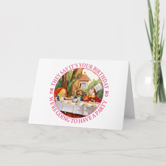 Carte Ils disent que c'est votre anniversaire, nous (Devant)
