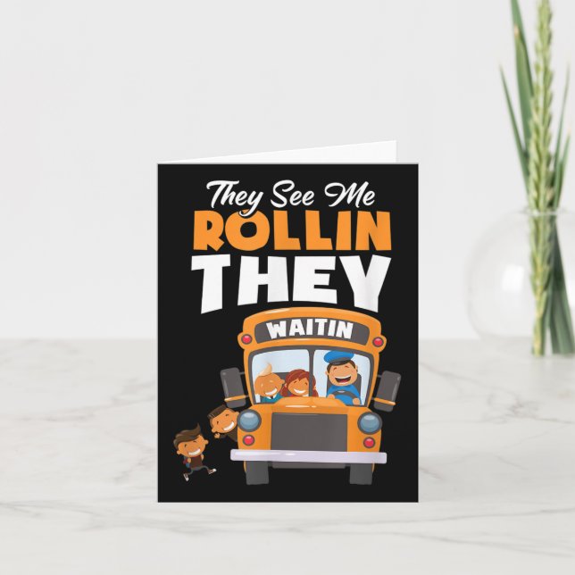 Carte Ils Me Voient Rollin Ils Attendent Un Conducteur D (Devant)