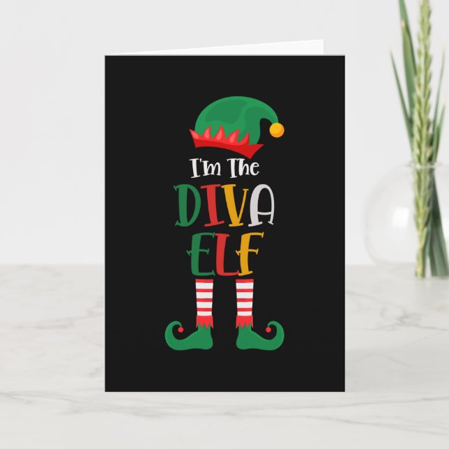 Carte Im La Fée Diva Correspondance Noël 2021 (Devant)