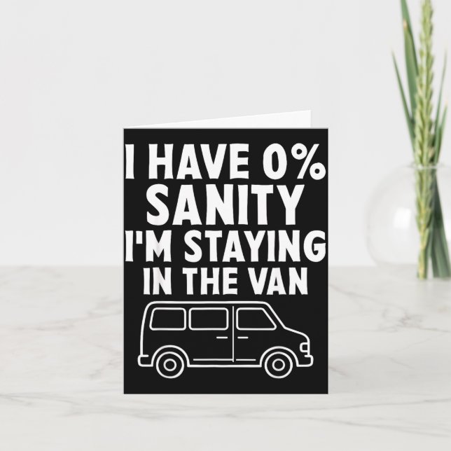 Carte I'm Staying In Tha Van Phasmophobia Funny Gamer Me (Devant)