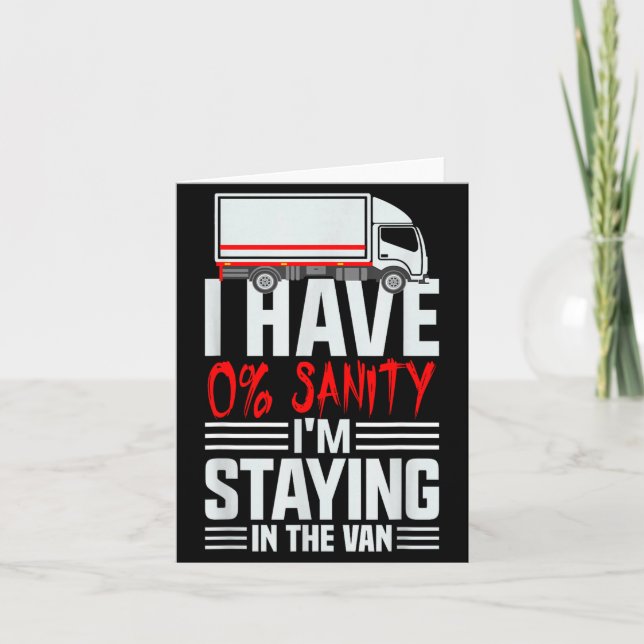 Carte I'm Staying In Tha Van Phasmophobia Funny Gamer Wo (Devant)