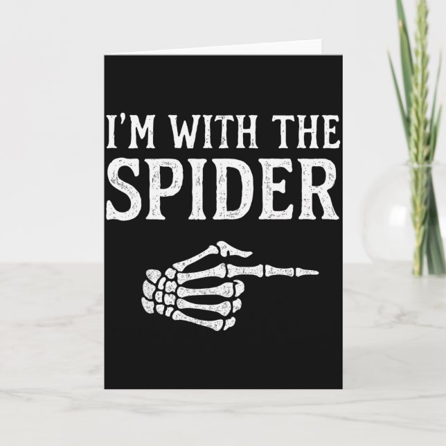 Carte I'm With The Sder Funny Group Halloween Costumes  (Devant)