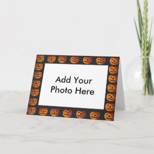 Carte Image vintage Jack o' Lantern Motif du cadre