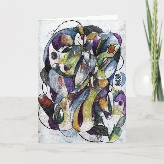 Carte Images Abstraites :  Totem d'Esprit (Devant)